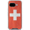 Switzerland Flag Distressed Google Pixel 9a Clear Case